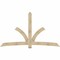 Ekena Millwork Davenport Rough Sawn Timber Gable Bracket, Douglas Fir, 108"W x 63"H x 2"D x 6"F, 14/12 Pitch GBW108X63X0206DAV00RDF - alternate 1